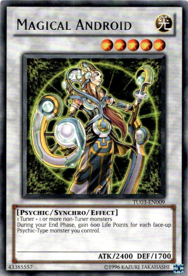 Yugioh Magical Android TU03-EN009 Rare Unlimited Edition MP