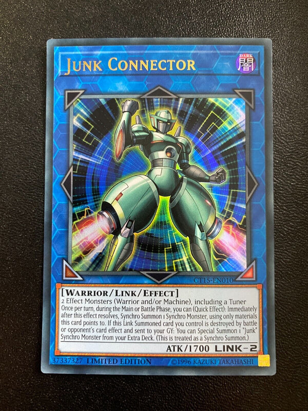 Yugioh Junk Connector CT15-EN010 Ultra Rare Limited Edition VLP/NM