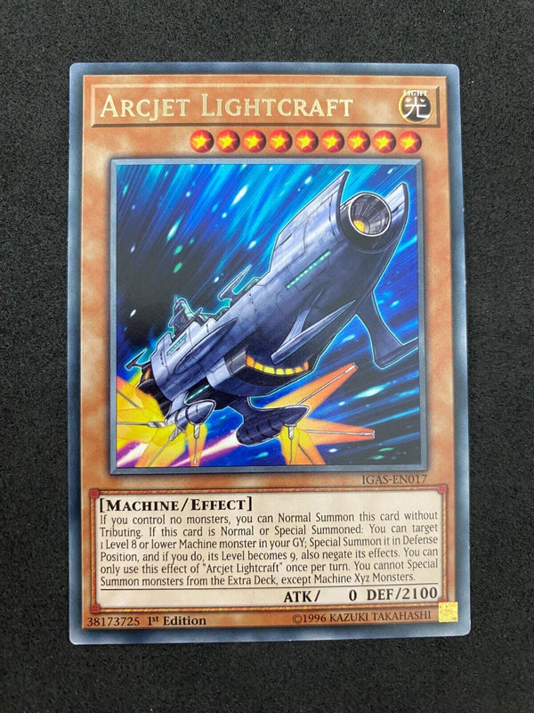 Yugioh Arcjet Lightcraft IGAS-EN017 1st Edition NM