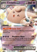 Pokemon Clefable ex 082/197 Obsidian Flames Full Art Holo NM