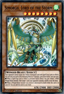 Yugioh Simorgh, Lord of the Storm RIRA-EN021 Super Rare 1st Edition LP