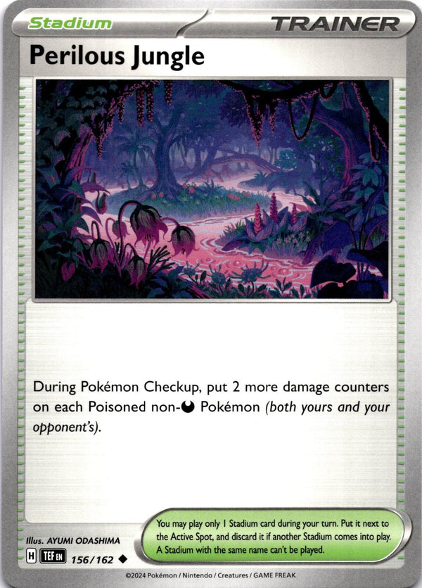 Pokemon Perilous Jungle 156/162 Temporal Forces Non Holo NM