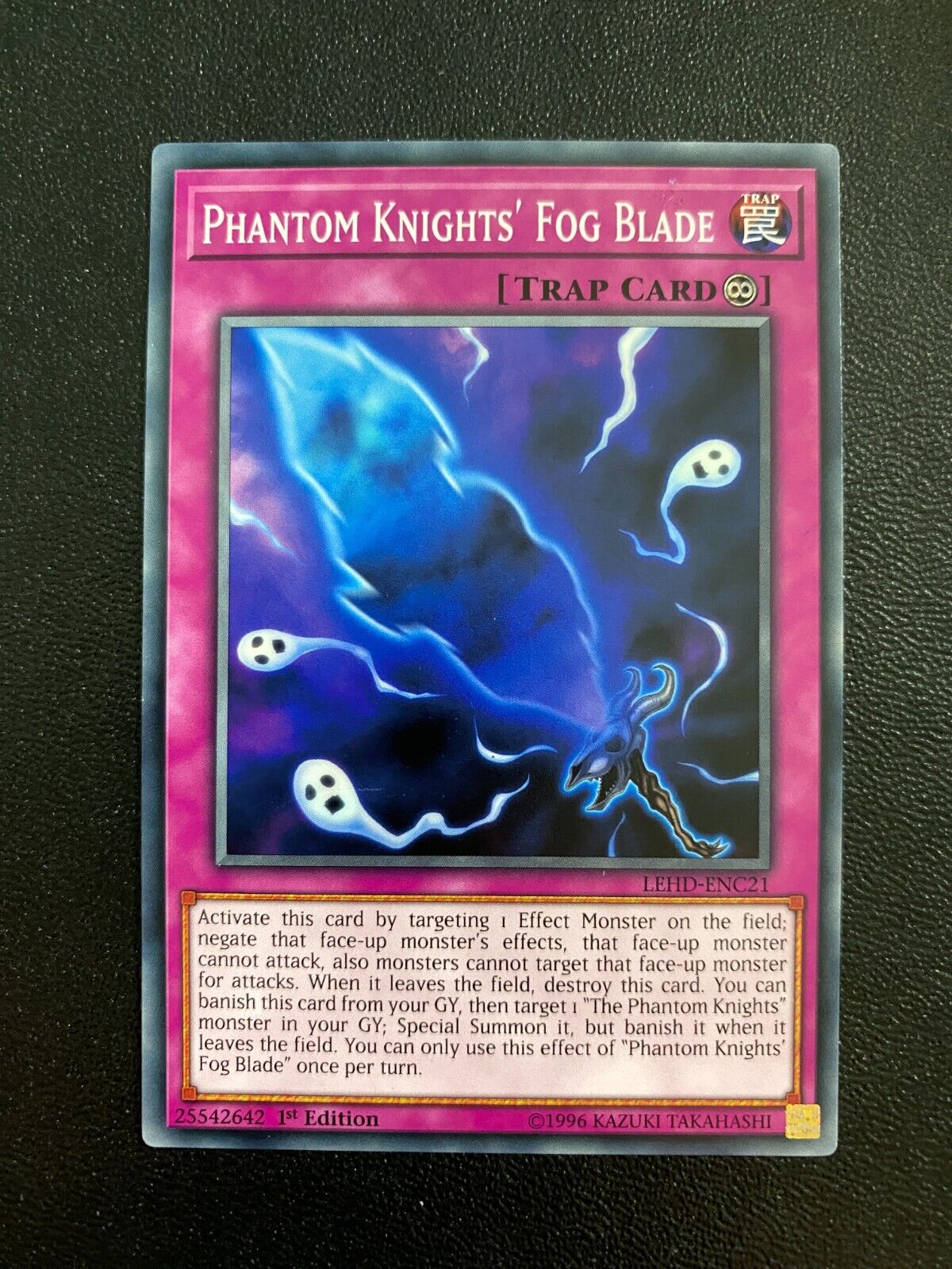 Yugioh Phantom Knights' Fog Blade LEHD-ENC21 Common 1st Edition VLP/NM