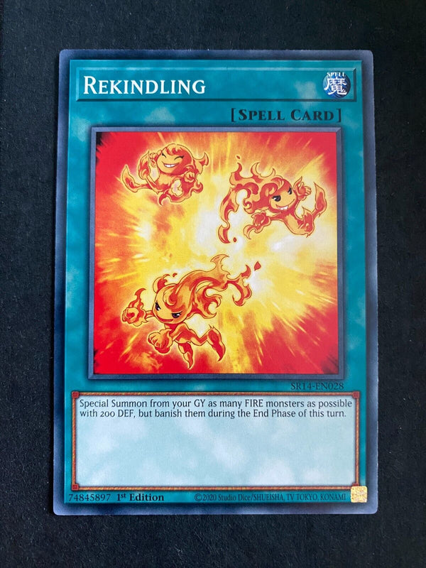 Yugioh Rekindling SR14-EN028 Common 1st Edition NM