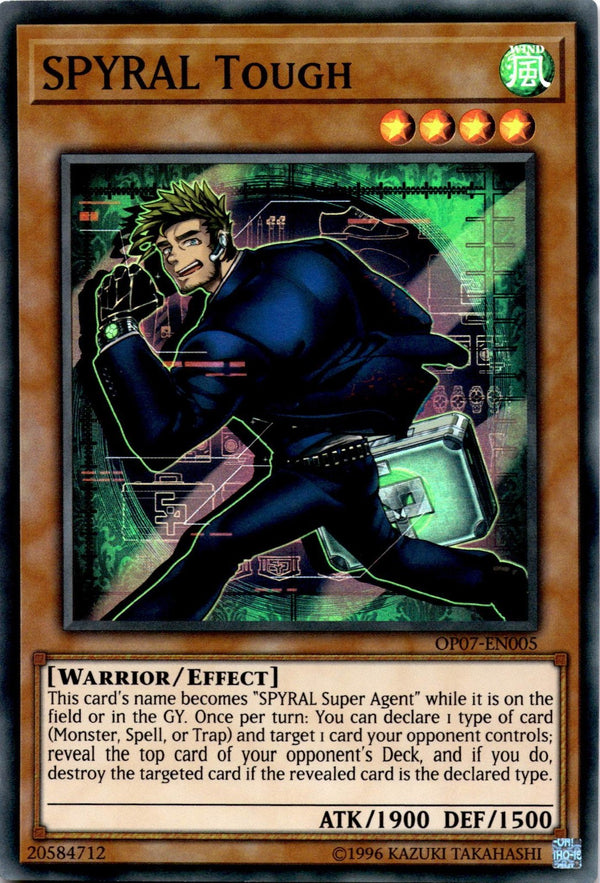 Yugioh SPYRAL Tough OP07-EN005 Super Rare Unlimited Edition NM