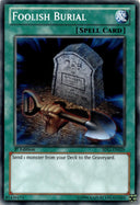 Yugioh Foolish Burial SDLI-EN029 Common 1st Edition MP