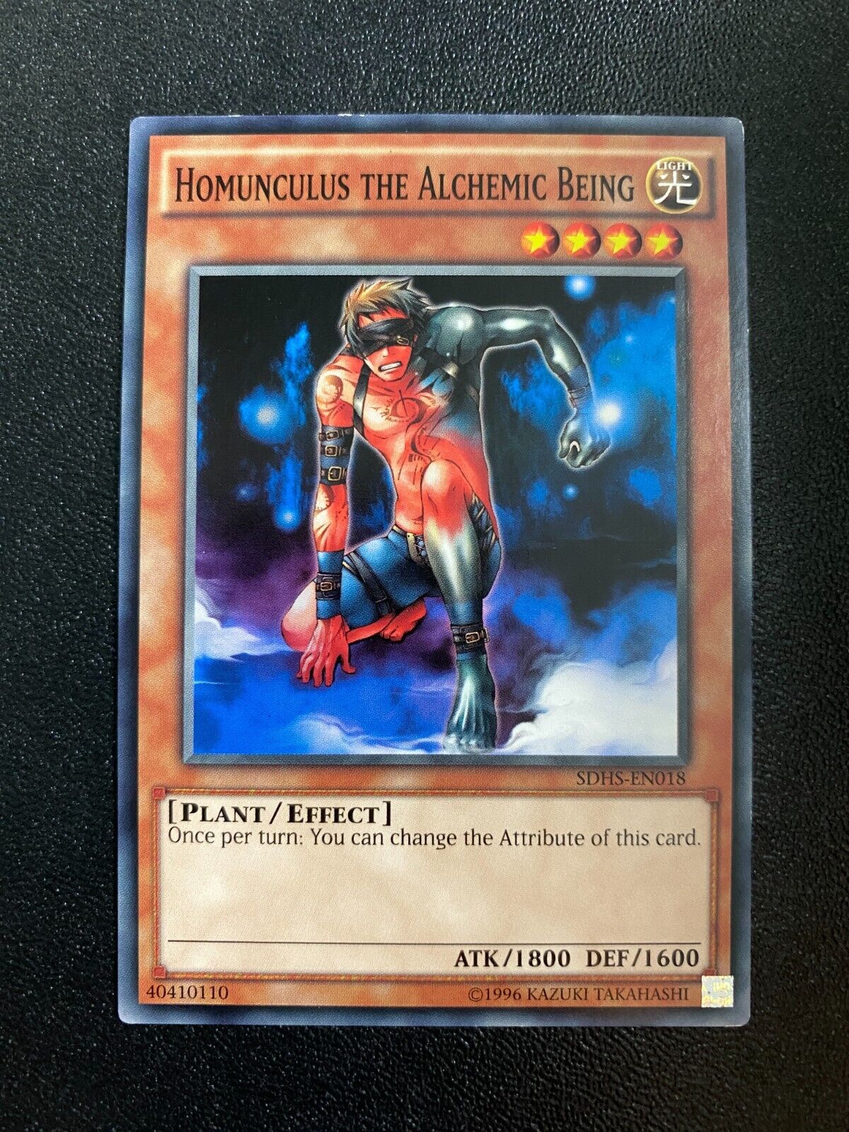 Yugioh Homunculus the Alchemic Being SDHS-EN018 Common Unlimited Edition LP