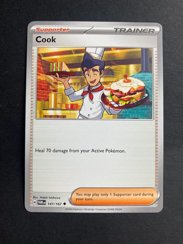 Pokemon Cook 147/167 Twilight Masquerade Non Holo NM