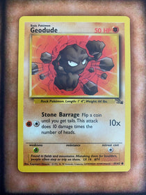 Pokemon Geodude 47/62 Fossil NM