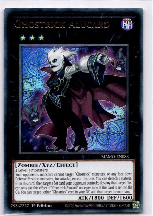 Yugioh Ghostrick Alucard MAMO-EN083 Ultra Rare 1st Edition NM