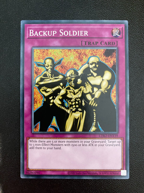 Yugioh Backup Soldier LDK2-ENY39 Common Unlimited Edition NM