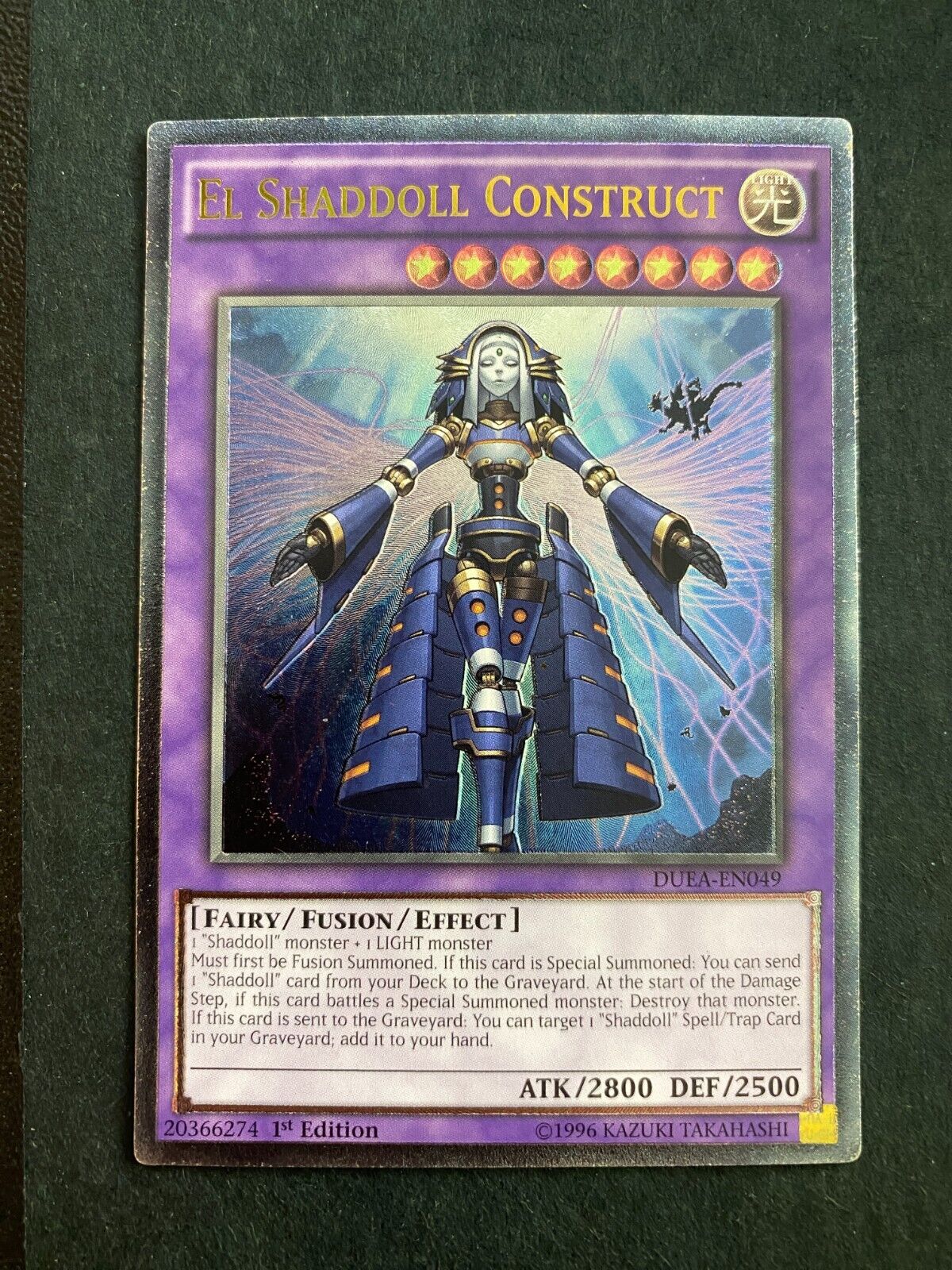 Yugioh El Shaddoll Construct DUEA-EN049 Ultimate Rare 1st Edition MP