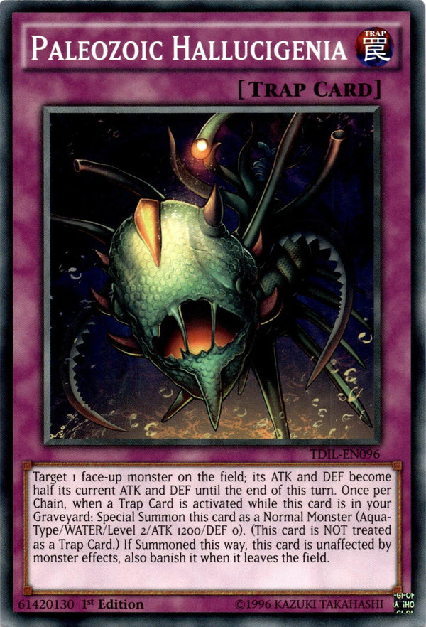 Yugioh Paleozoic Hallucigenia TDIL-EN096 Common 1st Edition VLP/NM