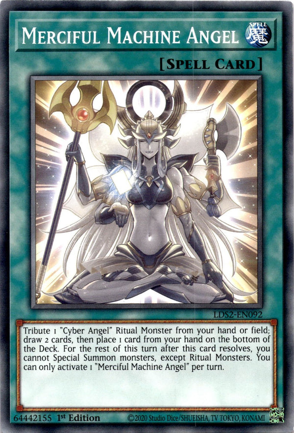 Yugioh Merciful Machine Angel LDS2-EN092 Common 1st Edition NM