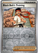 Pokemon Black Belt's Training 098/131 Prismatic Evolutions Reverse Holo NM