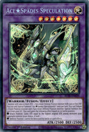 Yugioh Ace Spades Speculation BLTR-EN039 Secret Rare 1st Edition NM