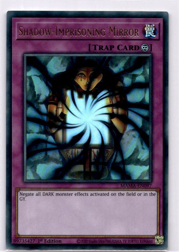 Yugioh Shadow-Imprisoning Mirror MAMA-EN097 Ultra Rare 1st Edition NM