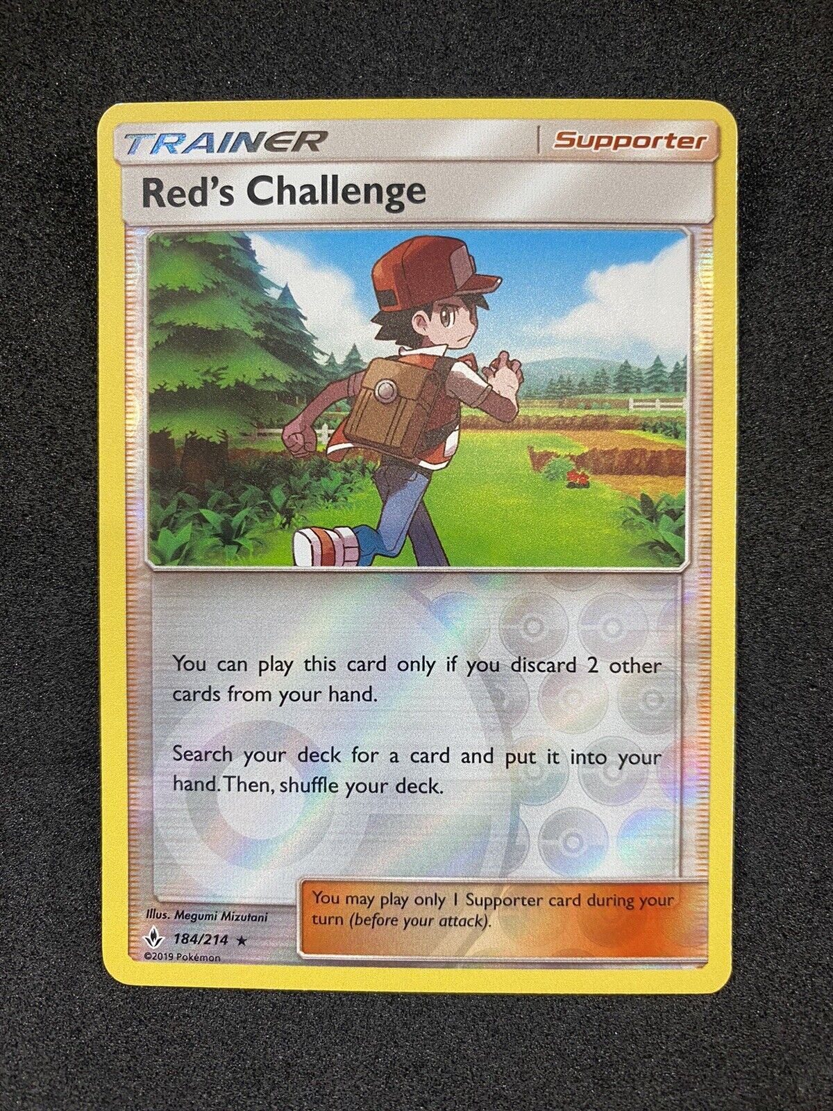 Red's Challenge - 184/214 Reverse Holo Unbroken Bonds NM