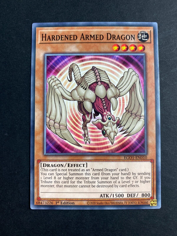 Yugioh Hardened Armed Dragon EGO1-EN010 Common 1st Edition NM