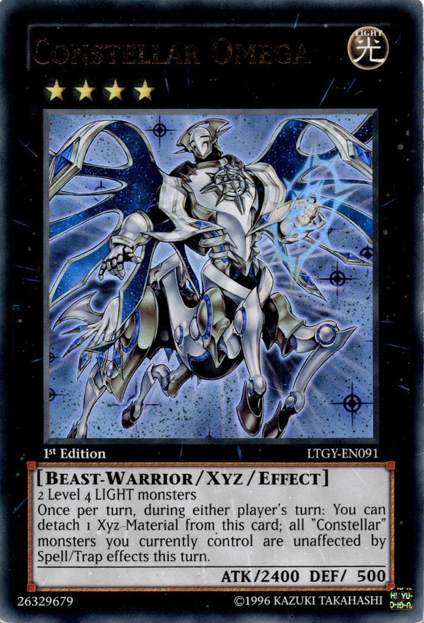 Yugioh Constellar Omega LTGY-EN091 Ultra Rare 1st Edition MP
