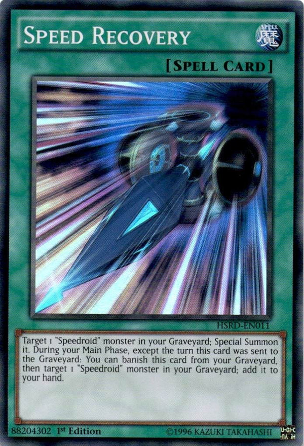 Yugioh Speed Recovery HSRD-EN011 Super Rare 1st Edition VLP/NM