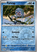 Pokemon Poliwag 041/167 Twilight Masquerade Reverse Holo LP