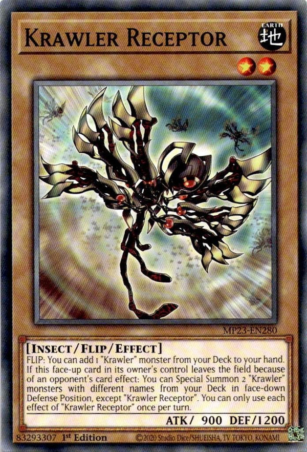 Yugioh Krawler Receptor MP23-EN280 Common 1st Edition VLP/NM