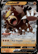 Pokemon Ursaluna V 102/195 Silver Tempest Full Art Holo NM