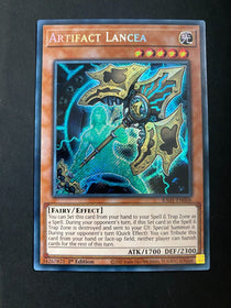 Yugioh Artifact Lancea RA01-EN006 Secret Rare 1st Edition NM