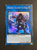 Yugioh Donner, Dagger Fur Hire DABL-EN049 Super Rare 1st Edition NM