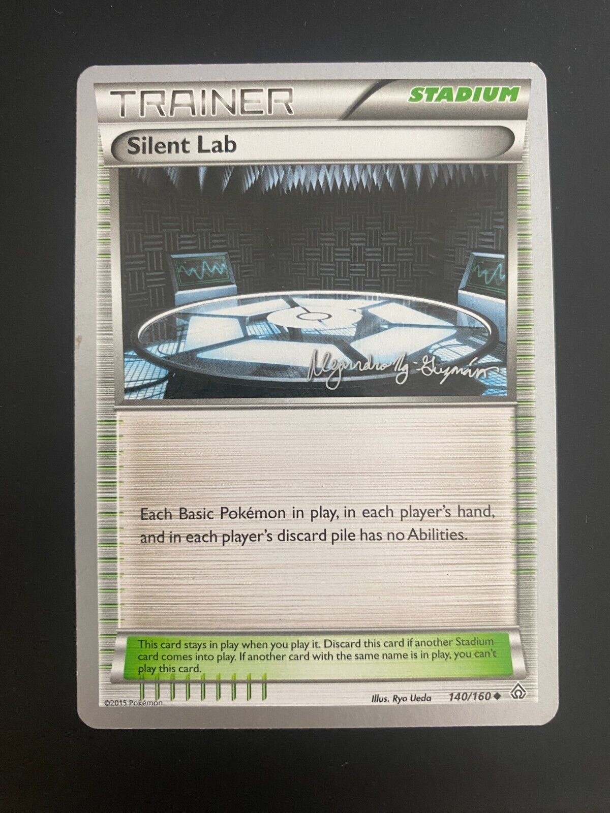 Pokemon Silent Lab 140/160 2015 World Championships Ancient Origins LP