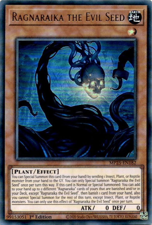 Yugioh Ragnaraika the Evil Seed MP25-EN182 Ultra Rare 1st Edition NM