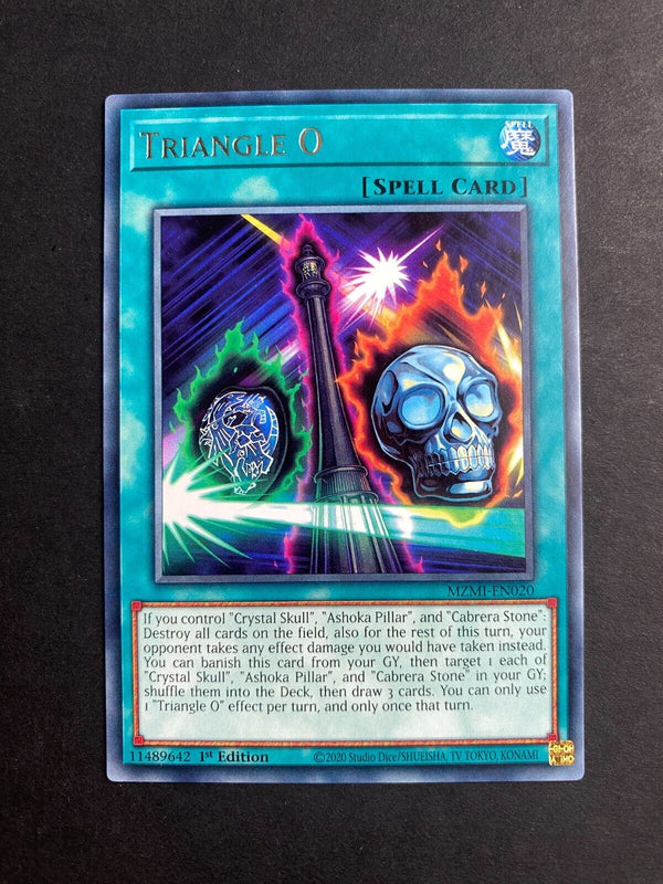 Yugioh Triangle O MZMI-EN020 Rare 1st Edition NM