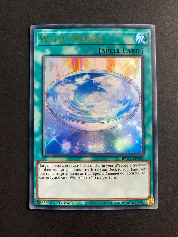Yugioh White Mirror BROL-EN051 Ultra Rare 1st Edition NM