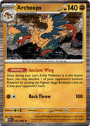 Pokemon Archeops 051/086 White Flare Holo NM