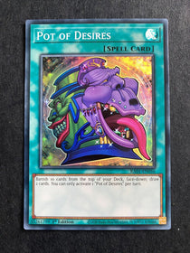 Yugioh Pot of Desires RA01-EN056 Super Rare 1st Edition NM