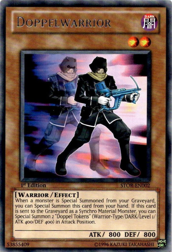 Yugioh Doppelwarrior STOR-EN002 Rare 1st/unl Edition VLP/NM