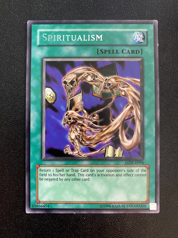 Yugioh Spiritualism LON-E094 Rare Unlimited Edition MP/LP