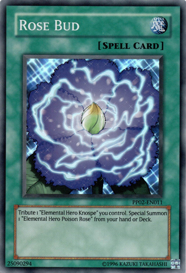 Yugioh Rose Bud PP02-EN011 Super Rare Unlimited Edition VLP/NM