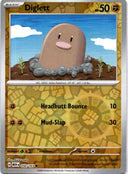 Pokemon Diglett 050/165 Pokemon 151 Reverse Holo NM