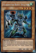 Yugioh Gladiator Beast Secutor LCGX-EN240 Secret Rare Unlimited Edition NM