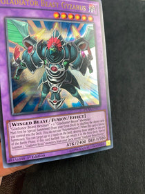 Yugioh Gladiator Beast Gyzarus DUSA-EN071 Ultra Rare 1st Edition MP