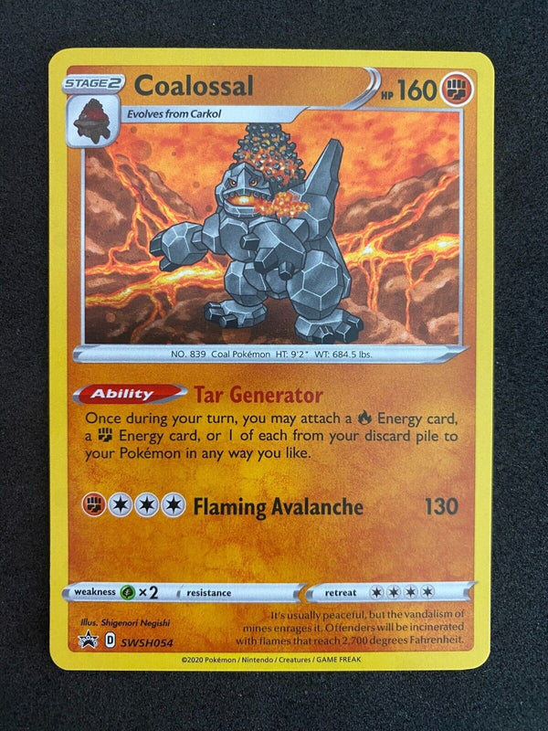 Pokemon Colossal SWSH054 Black Star Promos Cosmos Holo NM