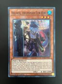 Yugioh Helmer, Helmsman Fur Hire DASA-EN016 Super Rare 1st Edition VLP/NM