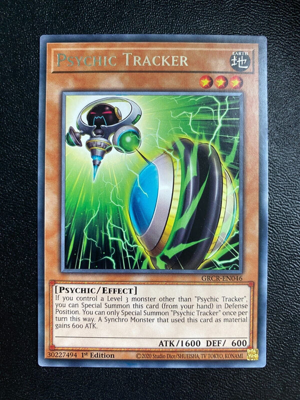 Yugioh Psychic Tracker GRCR-EN046 Rare 1st Edition NM