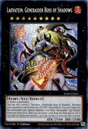 Yugioh Laevatein, Generaider Boss of Shadows RA05-EN051 NA Print Secret Rare NM