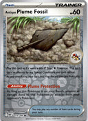 Pokemon Antique Plume Fossil 079/086 White Flare Reverse Holo NM