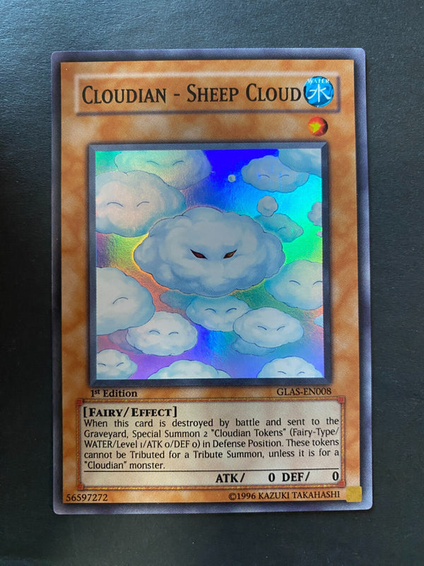 Yugioh Cloudian - Sheep Cloud GLAS-EN008 Super Rare 1st Edition NM