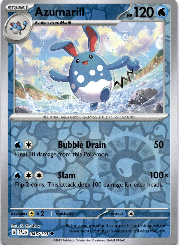 Pokemon Azumarill 045/193 Paldea Evolved Reverse Holo NM
