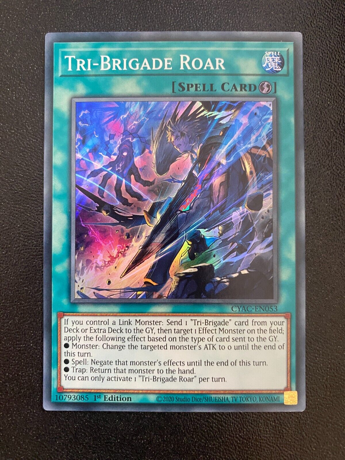 Yugioh Tri-Brigade Roar CYAC-EN053 Super Rare 1st Edition NM/MINT